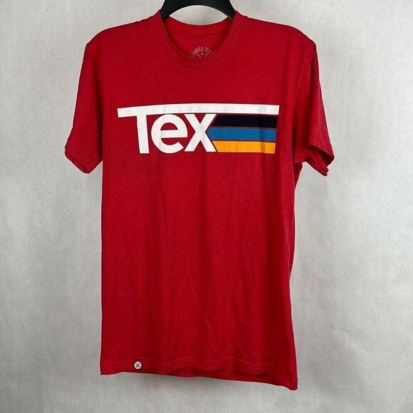 Tumbleweed Texstyle TEX T-shirt Unisex Size Small Short Sleeve Red Texas TX - Picture 1 of 6